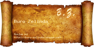 Buro Zelinda névjegykártya